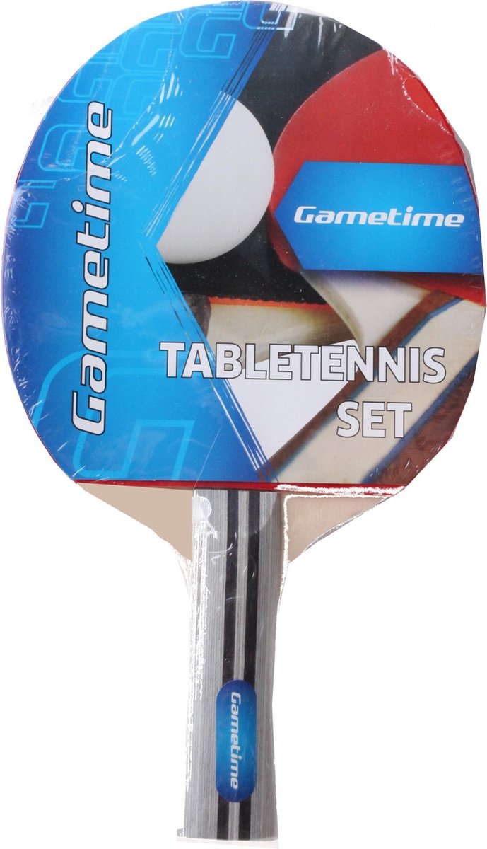 Gametime Tafeltennisbat 25 Cm Hout/rubber Grijs/zwart