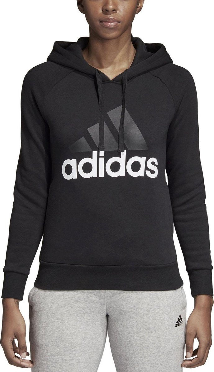 adidas Essentials Linear OH Fleece Sporttrui Dames - Black