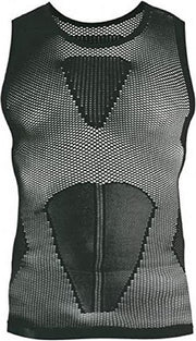 Iron-ic Tanktop Heren Polyamide/elastaan Zwart Mt L/xl