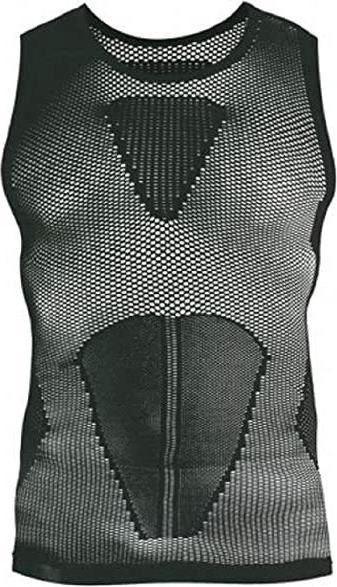 Iron-ic Tanktop Heren Polyamide/elastaan Zwart Mt L/xl