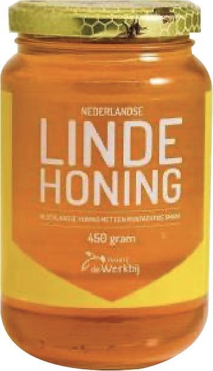 Nederlandse Lindehoning 450g Imkerij de Werkbij