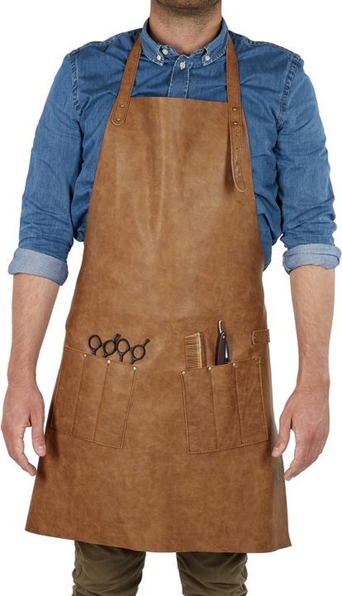 Barburys Mascul Synthetic Leder Short