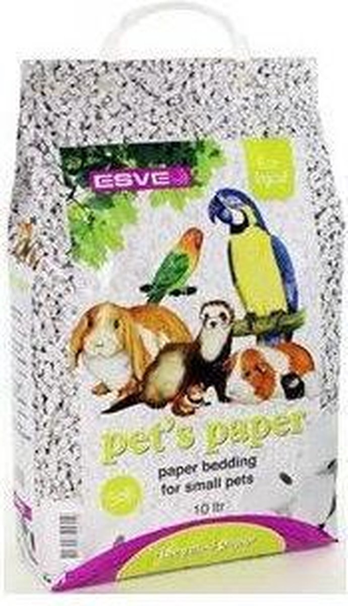 Esve Pet's Paper Bedding Inhoud - 10 Liter