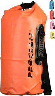 Droogtas 20 liter met handvat oranje