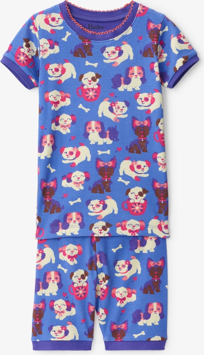 Hatley 2delige Meisjes Pyjama Puppy Love