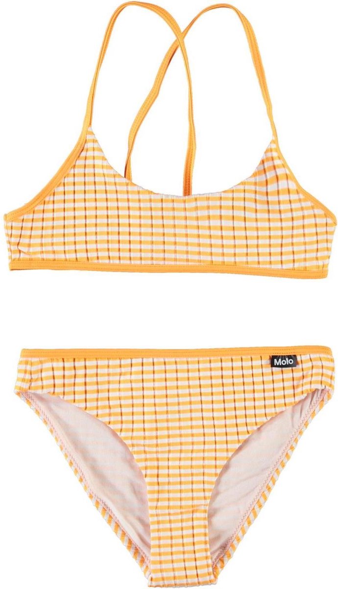 Molo bikini Neddy Orange Stripe maat 110-116