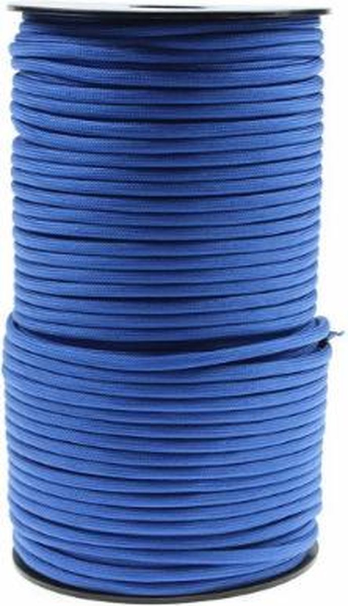 Allesvoordeliger paracord 4 mm - 9 core - 5 meter - blauw