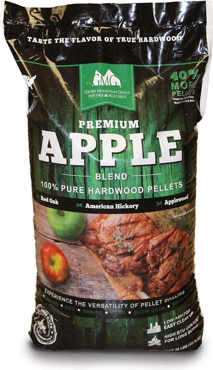 Green Mountain Grills GRILL & BBQ PELLETS APPLE 12