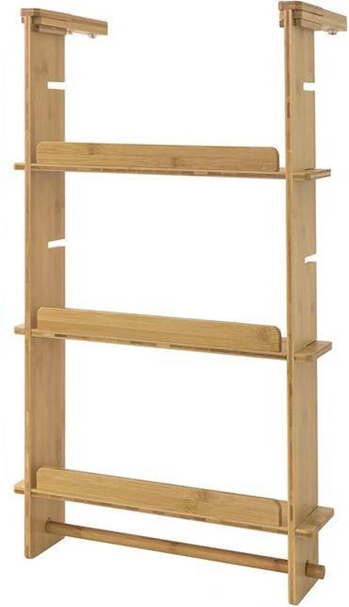 Simpletrade Kruidenrek - Wandrek - Bamboe - Verstelbaar - 42x73x10 cm