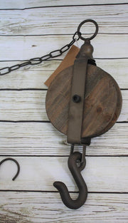 Katrol met haak - decoratief