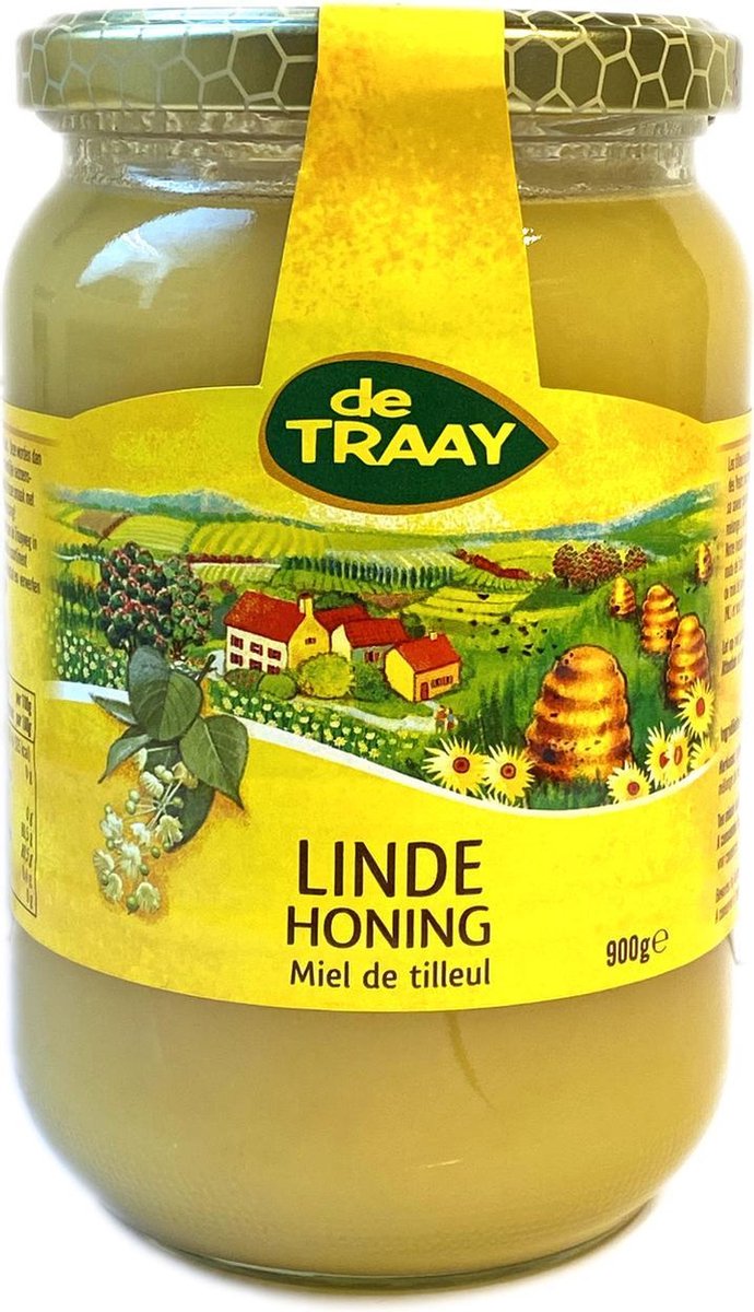 Gangbare lindehoning 900g de Traay