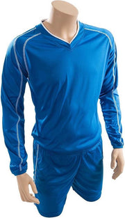 Precision Voetbalshirt- En Broek Marseille Junior Blauw Maat 26-28