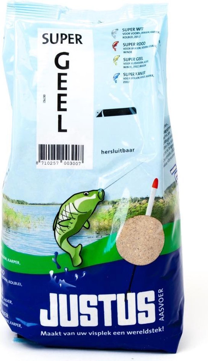 Evezet Justus Lokvoer Geel - Lokvoer - 1 kg