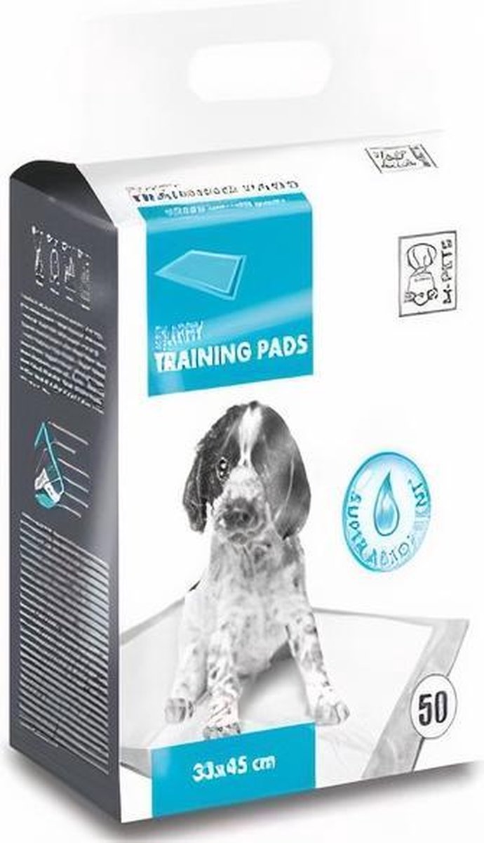 M-pets Trainingpads Puppy 33 X 45 Cm Textiel Wit 50 Stuks