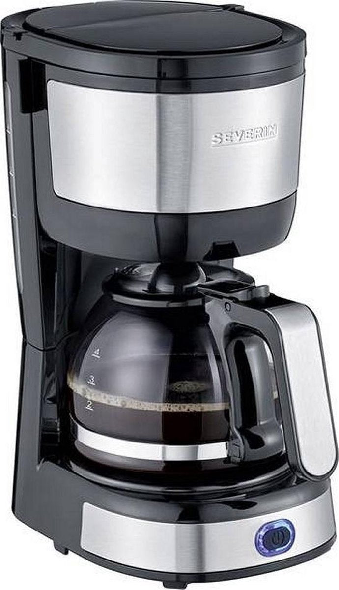 Severin KA 4808 Koffiezetapparaat RVS/Zwart
