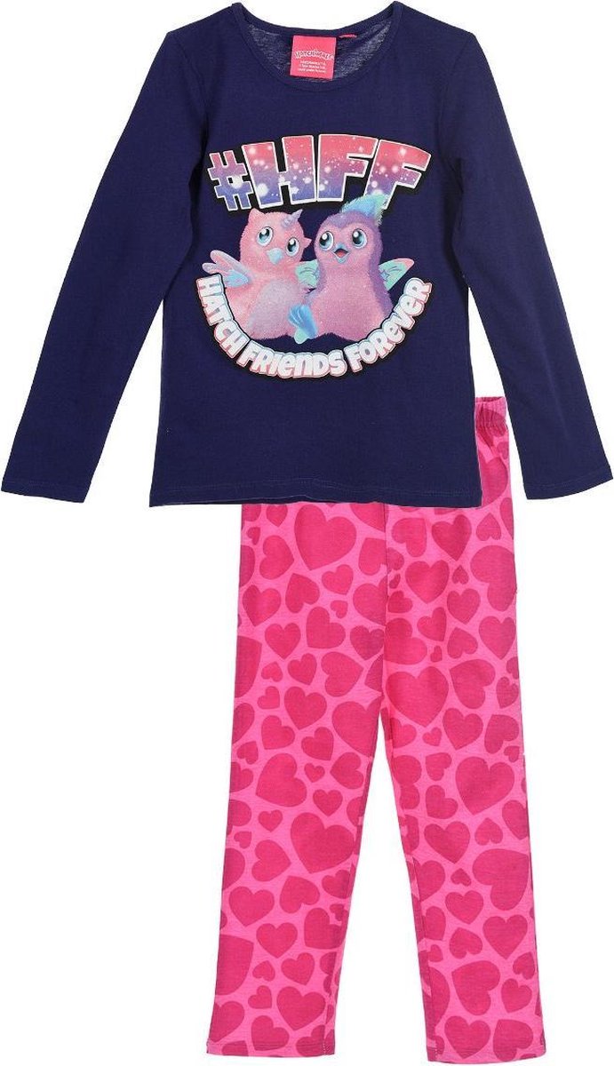 Hatchimals pyjama paars maat 98