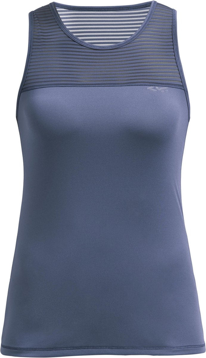 Rohnisch Miko Singlet Dames Sporttop - Dusty Blue - Maat XXL