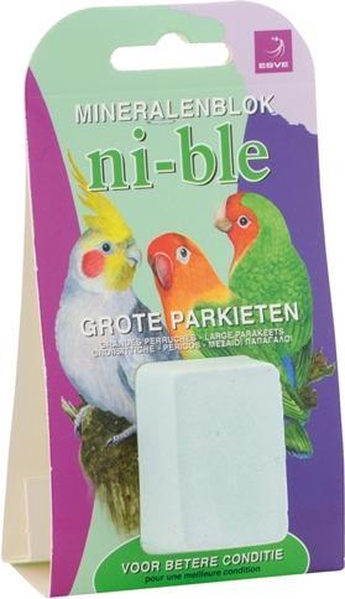 Esve ni-ble mineralenblok grote parkiet groen -  - 1 stuks