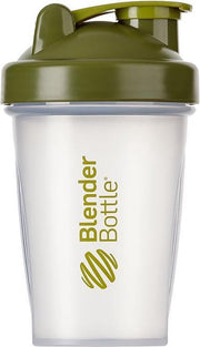 BlenderBottle Classic – Eiwitshaker / Bidon – 590ml - Transparant Moss Green