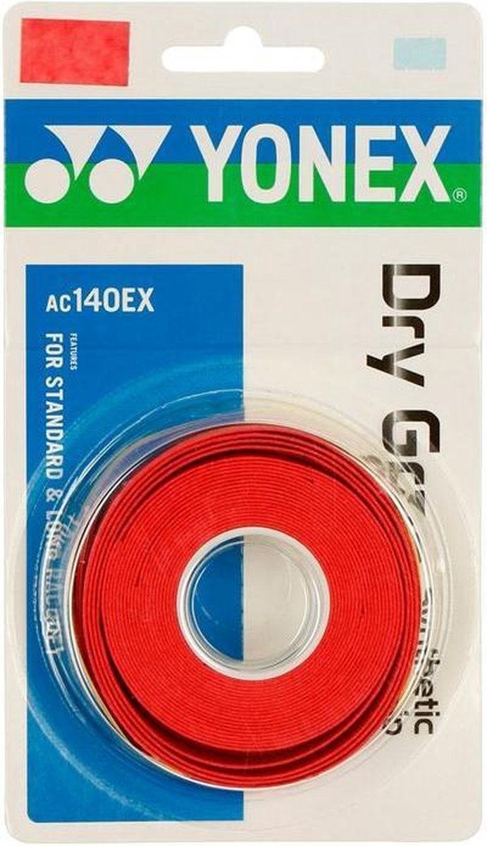 Yonex Dry Grap 3 Pack Overgrip Rood