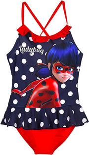 Miraculous Ladybug badpak - blauw - maat 110 / 5 jaar
