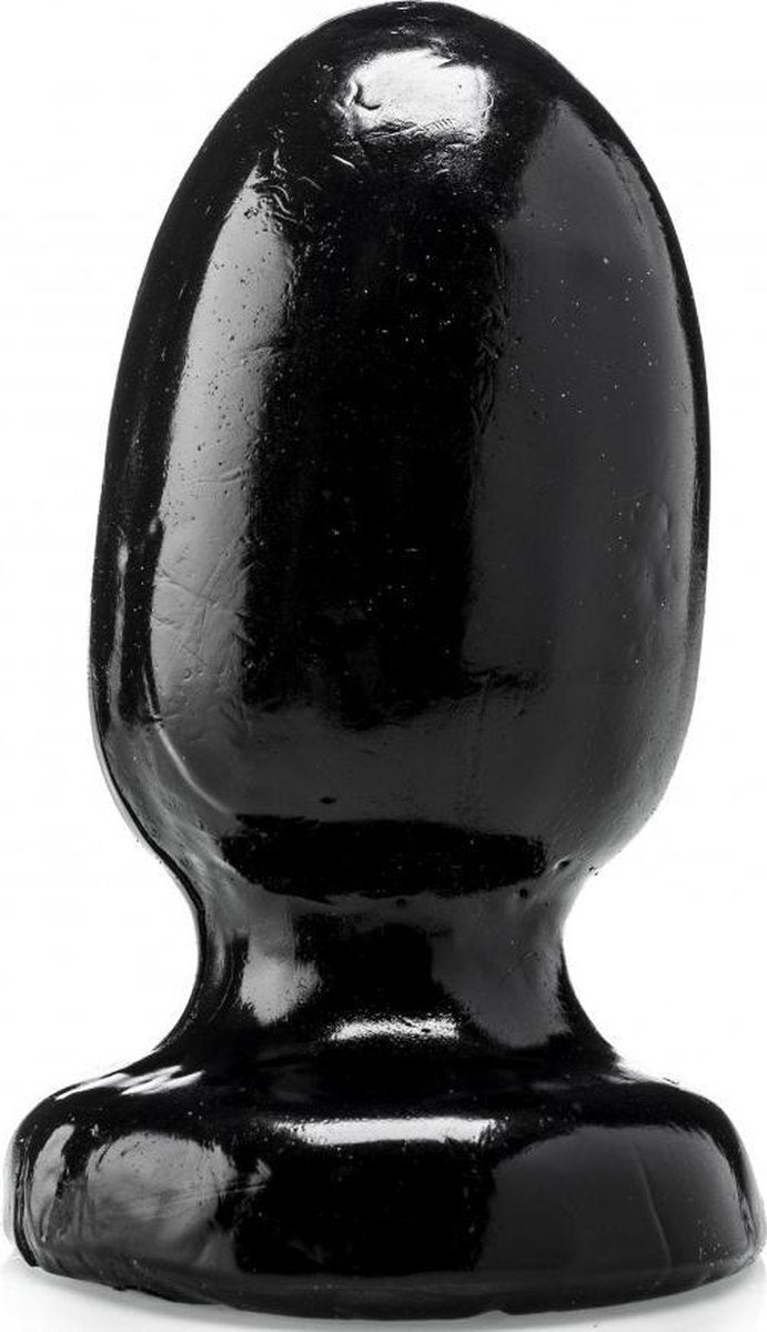 XXLTOYS - Nathaniel - XXL Plug - 12 X 6.5 cm - Black - Uniek design Buttplug - Stevige Anaal plug - Made in Europe