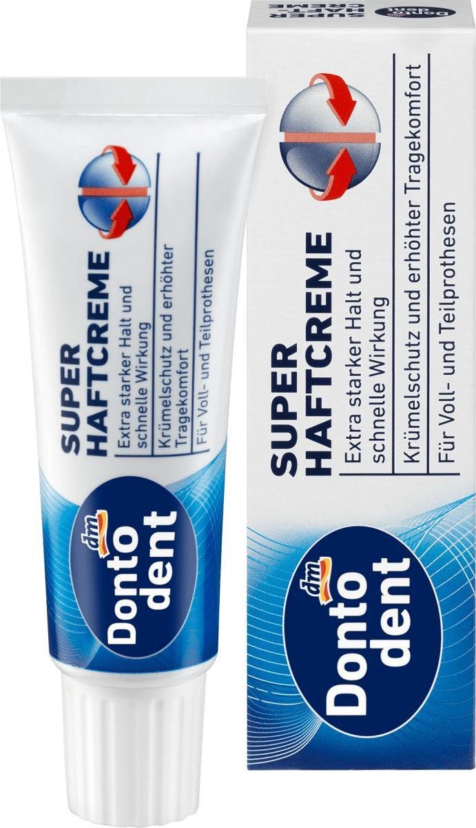 Dontodent crème extra sterk voor volledige en gedeeltelijke prothesen (40 g)