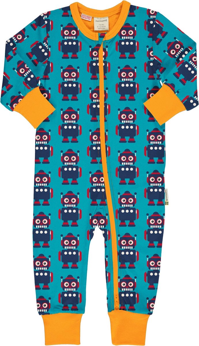 Maxomorra Classics Rompersuit Robot - boxpak