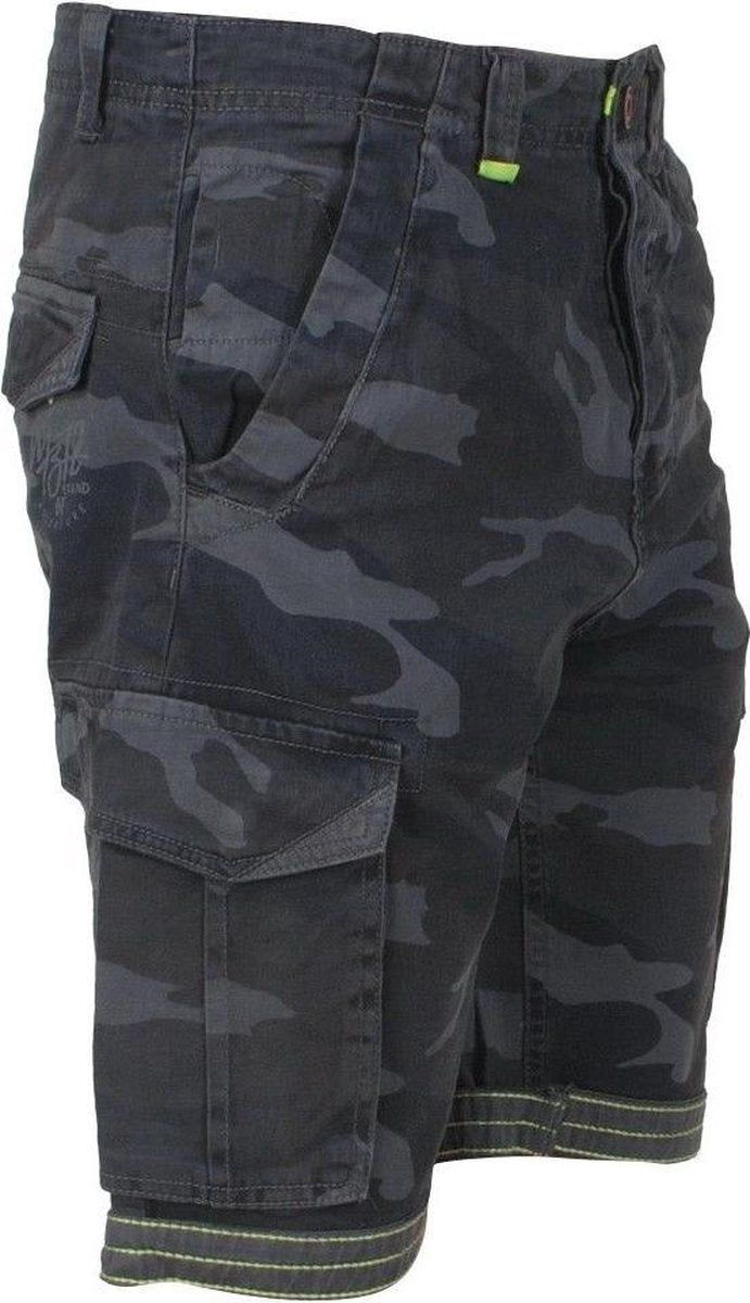 MZ72 - Heren Bermuda - Fresharmy - Camouflage - Navy