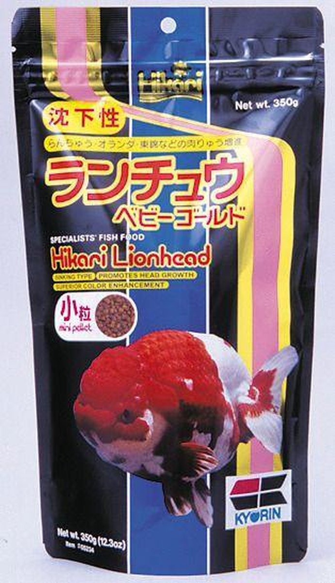Hikari leeuwekopvoer lionhead mini 100gr