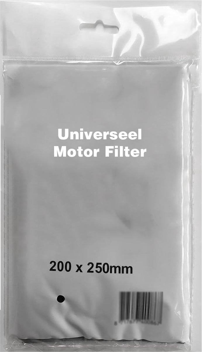 Universeel Motorfilter voor Stofzuigers - Zelfknip in polybag