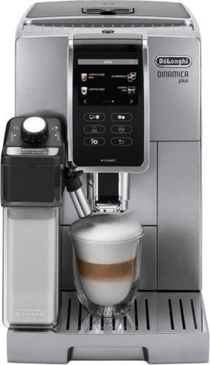 DeLonghi Ecam 370.95.S Vrijstaand Combinatiekoffiemachine Zilver 2 kopjes Volledig automatisch
