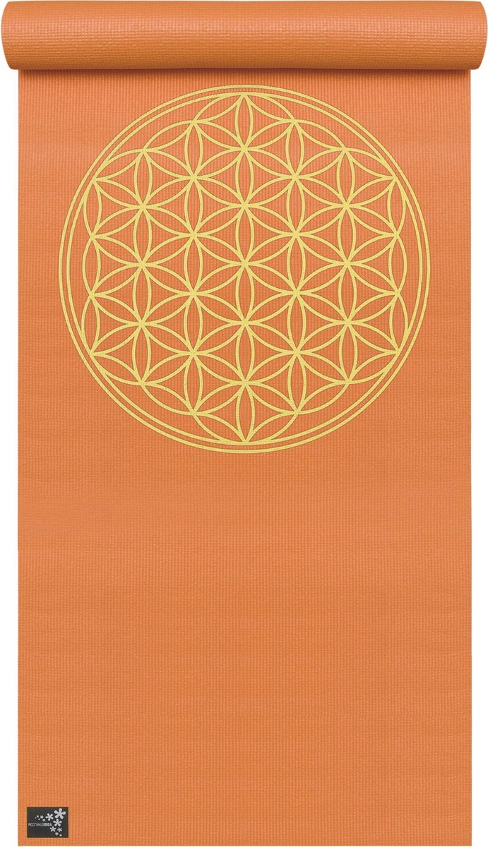 Yogistar Yogamat basic Flower of Life mango