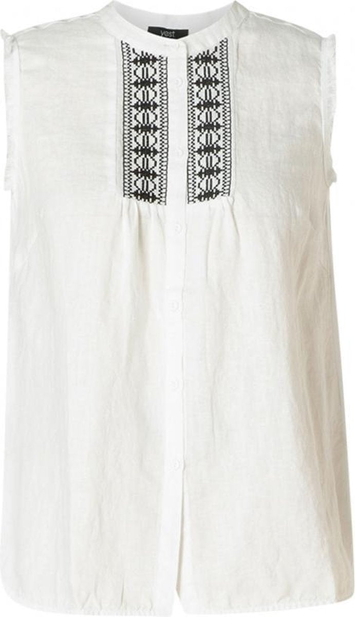 YESTA Jacelynn Top - White - maat 0(46)