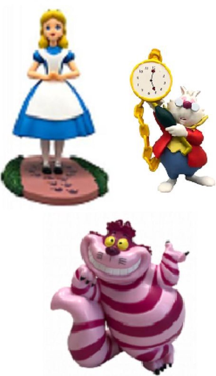 Alice in wonderland - 9 cm - Speelset - Disney - Bullyland