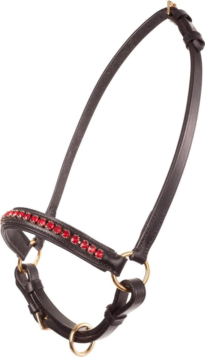 MHS Showhalster Mon Cherie Zwart/Rood mt 1