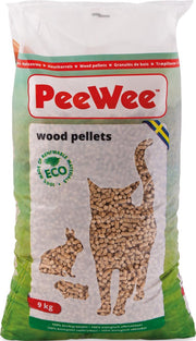 Peewee Houtkorrels Kattenbakvulling - 3 x 9 kg (27 kg