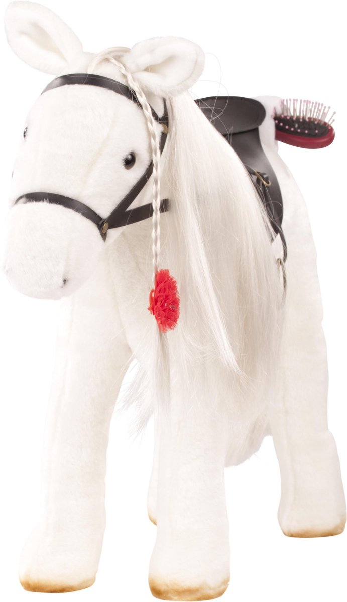 Götz poppenaccessoire wit paard H37cm