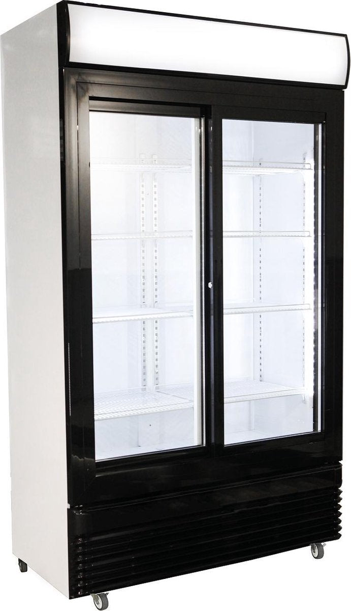 Professionele Horeca koelkast | 780 L | 2 Schuifdeuren | Glasdeuren | Combisteel | 7455.1396 | Horeca
