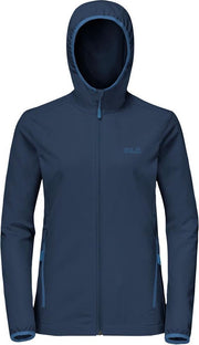 Jack Wolfskin Turbulence Jacket Women - Dark indigo - Outdoor Kleding - Jassen - Winddichte jassen