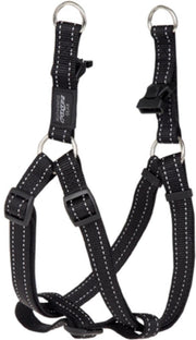 Rogz For Dogs Fanbelt Step-In Zwart 20 mmx53-76 cm