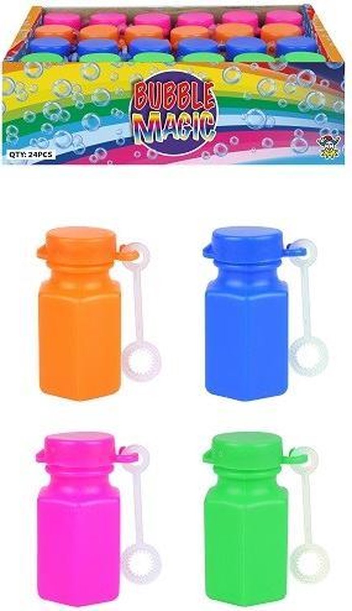 24 stuks mini bellenblaas 15 ml - uitdeelcadeautjes - traktatie