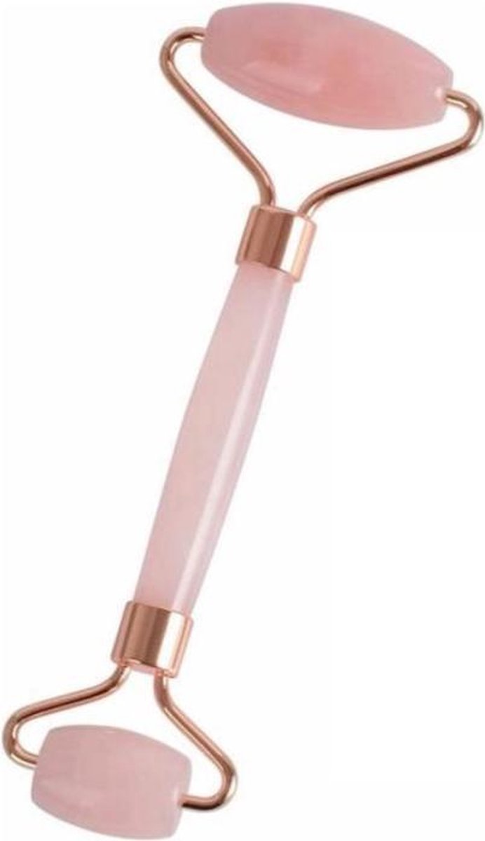 Falkann verbeterde Jade Roller - Gezichtsroller - Face Roller - Rose Quartz Roller - Inclusief Unieke Opbergdoos