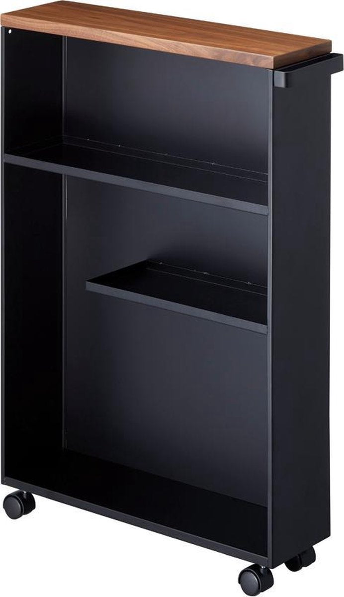 Yamazaki - Opbergtrolley Tower half gesloten - zwart