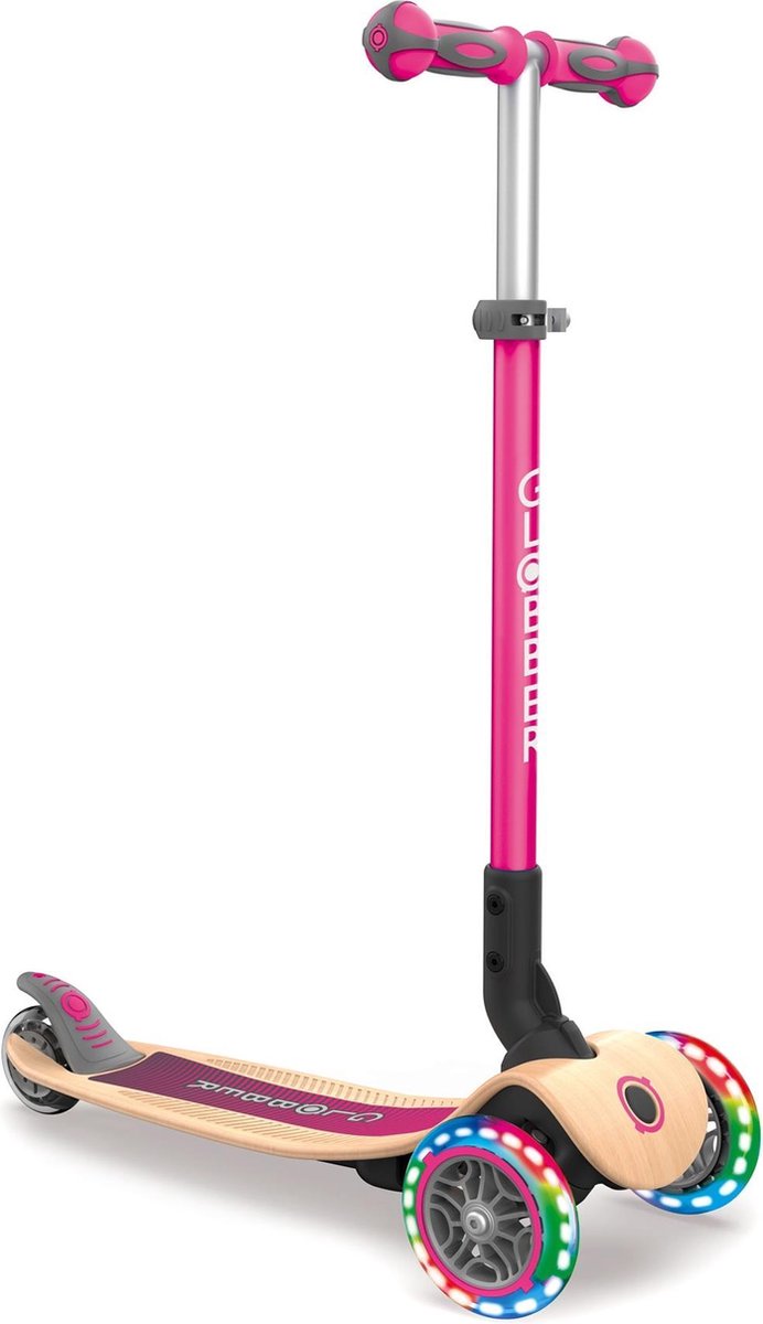 Globber StepKinderen - roze/bruin/zwart