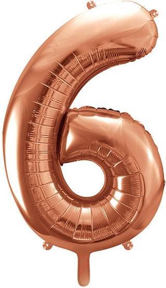 """Folie ballon nummer """"6""""