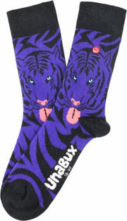 Unabux sokken purple tiger