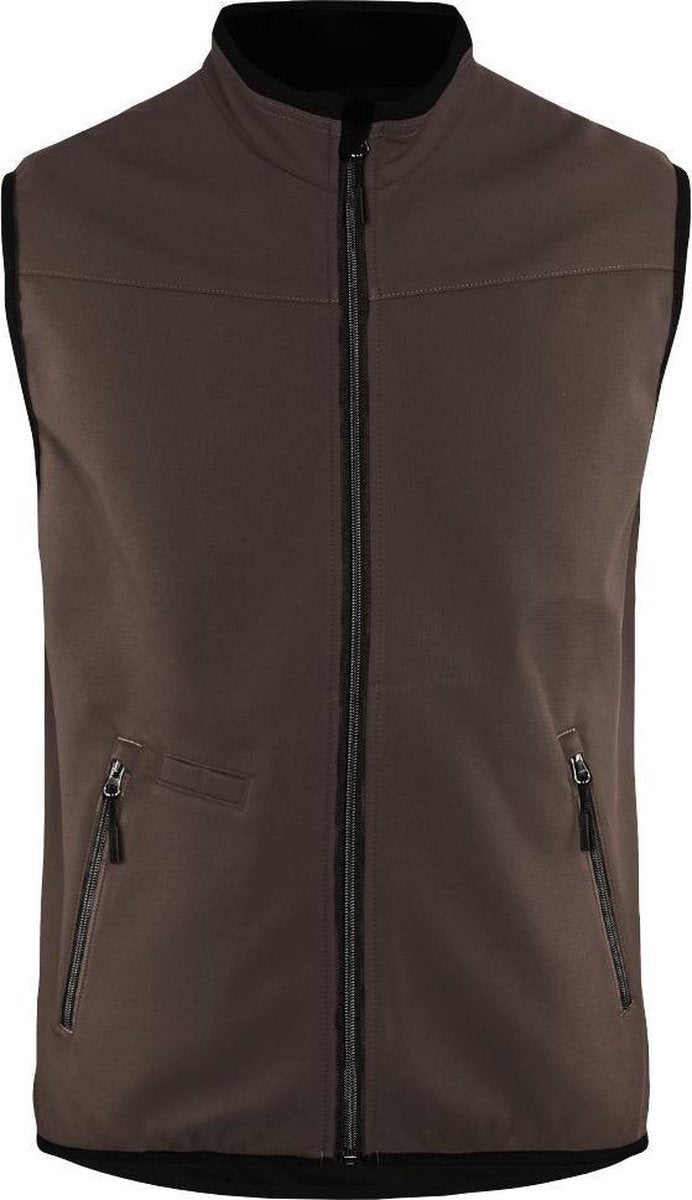 Blaklader 3850 Softshell Bodywarmer Bruin/Zwart