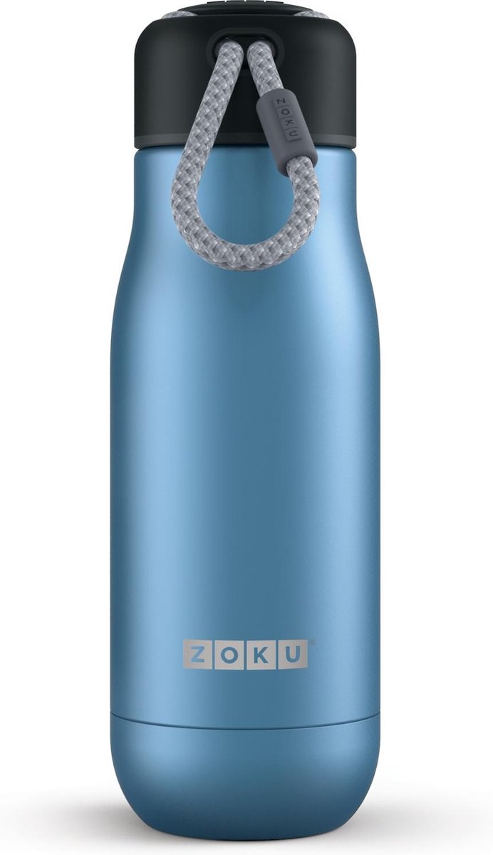 Zoku Hydration Drinkbeker - RVS - 350 ml - Blauw