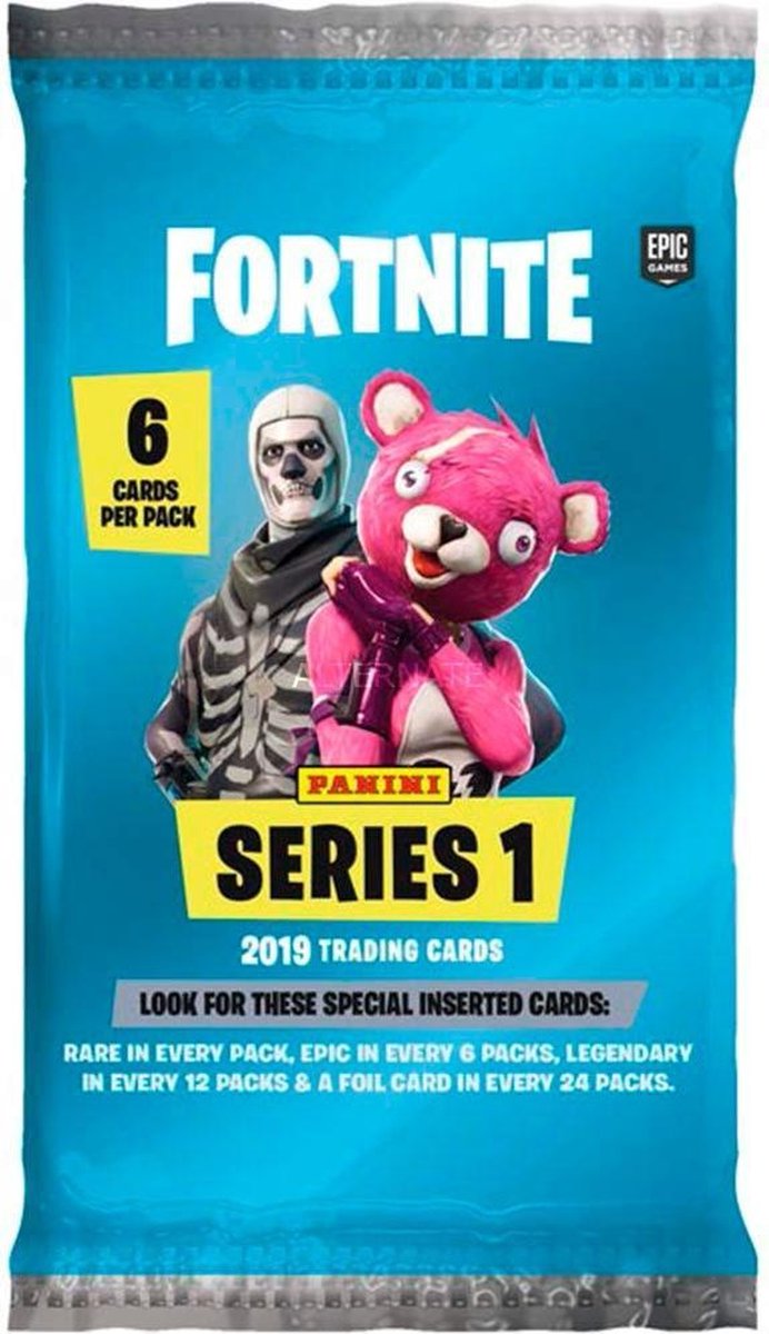 Panini booster pack Fortnite ( 6 cards in 1 pack) Let op 1 zakje (niet de doos)